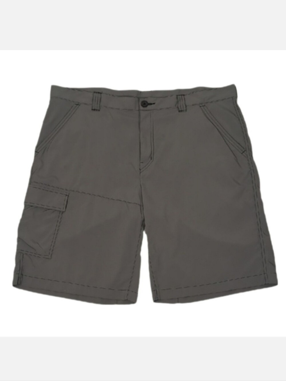 Columbia Mens Cargo Shorts Size 40 Grey Omni Shade UVA UVB Sun Protection Active
